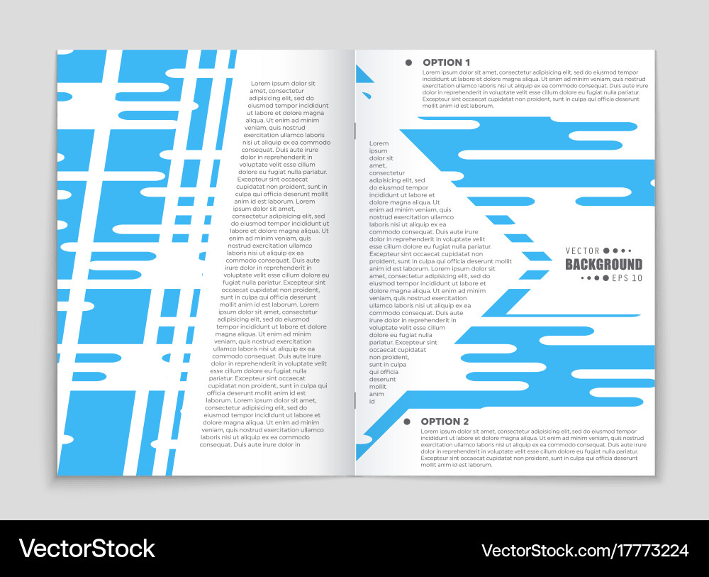 Abstract layout background set for art Vector Image