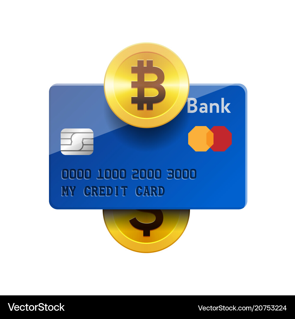 Bitcoin Cryptocurrency Icon – Royalty-Free Vector | VectorStock