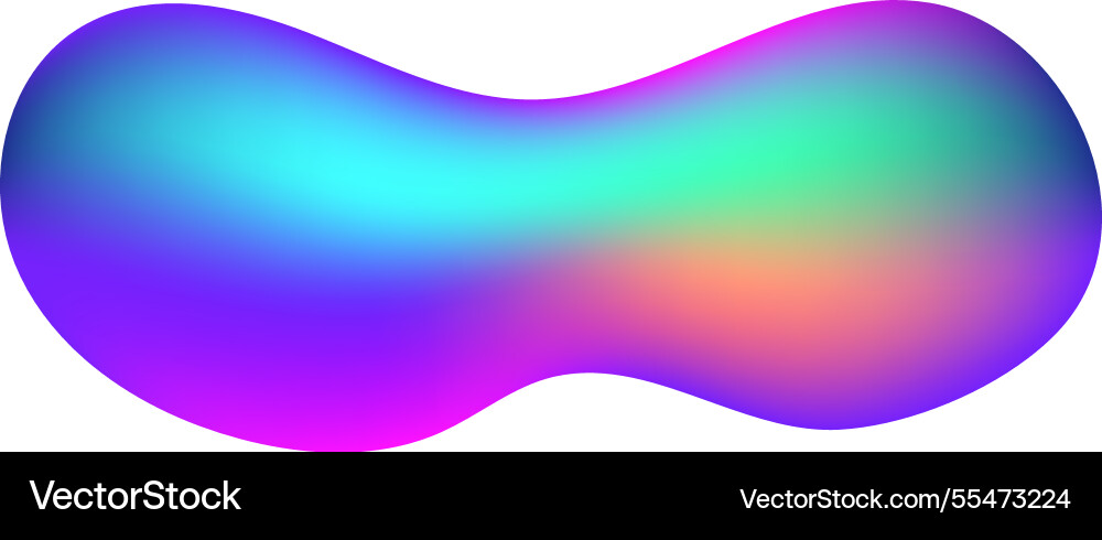 Colorful gradient background creating a smooth Vector Image