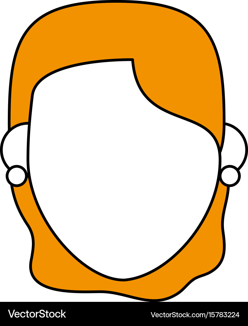 Flat line with a hint of color over white Vector Image
