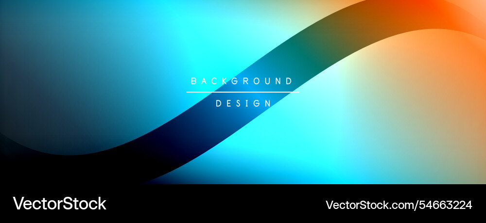Gradient and shadow wave line geometric background Gradient and shadow wave line geometric background vector image