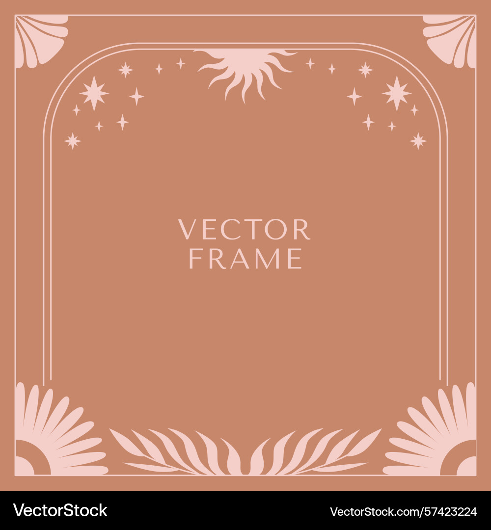 In simple modern style - square abstract In simple modern style - square abstract Vector Image