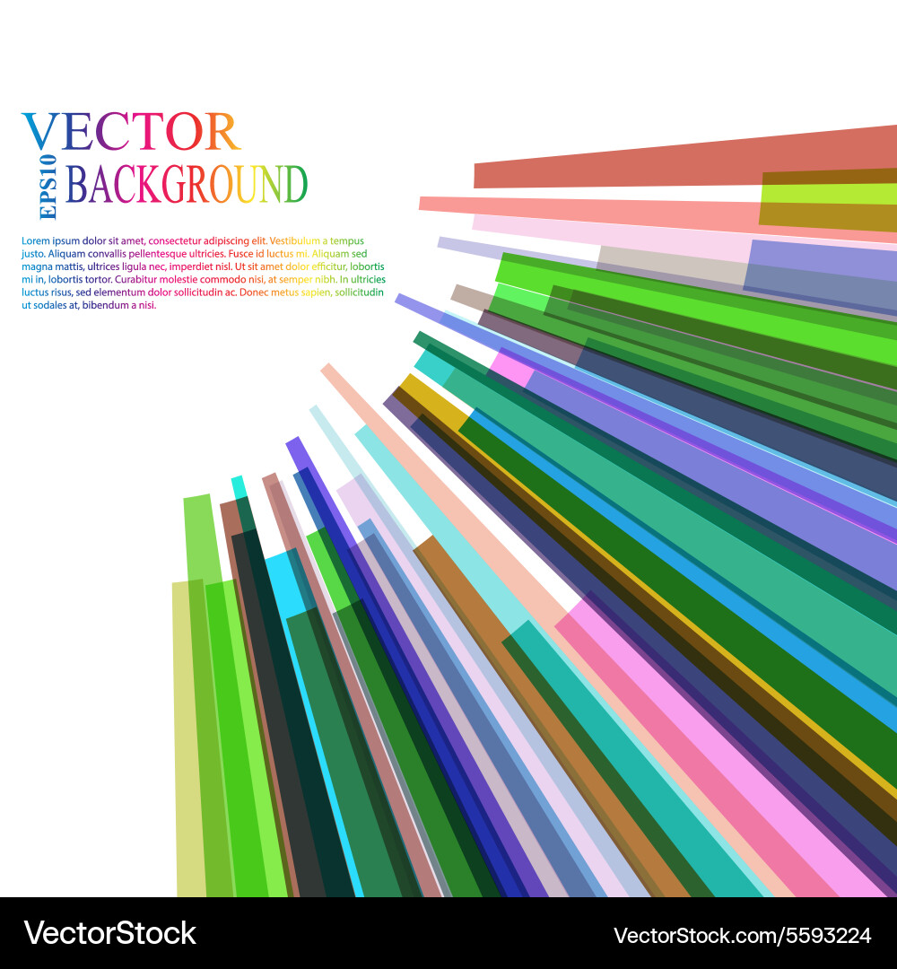 Moving colorful abstract background vector image