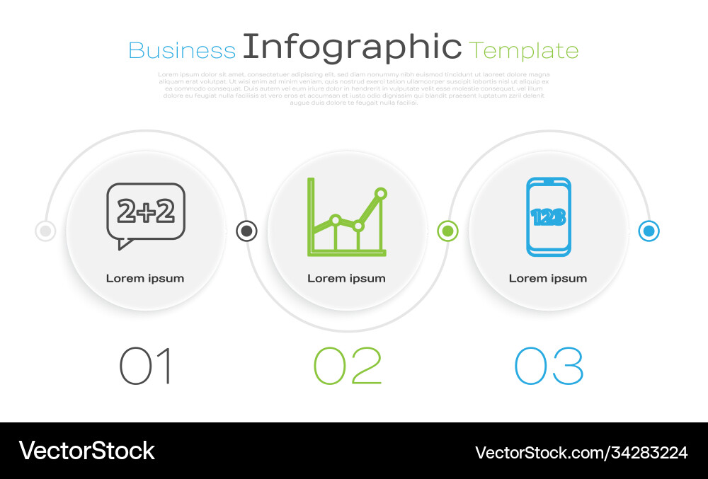 Set line graph schedule chart diagram sigma Set line graph schedule chart diagram sigma Vector Image