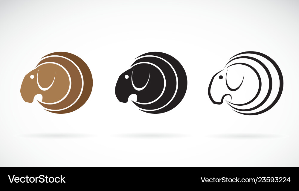 Ziegenkopf-Design auf einem weißen Hintergrund Tier Ziegenkopf-Design auf einem weißen Hintergrund Tier vektorbild
