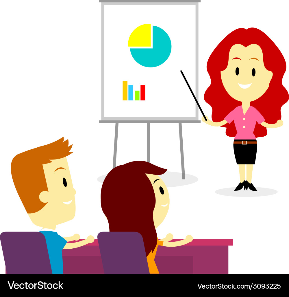 Business Training & Development Vector Image