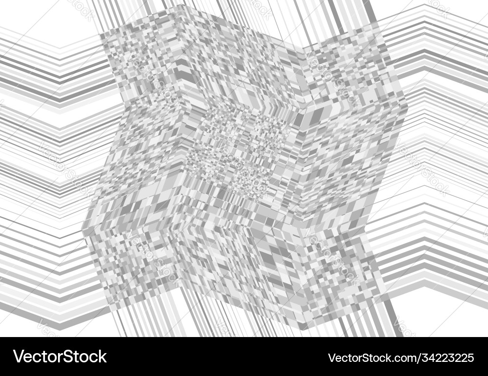 Mosaic background tessellation pattern grayscale Mosaic background tessellation pattern grayscale vector image