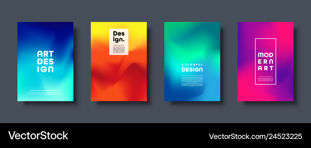 Neon Gradient Abstract Background Vector Image