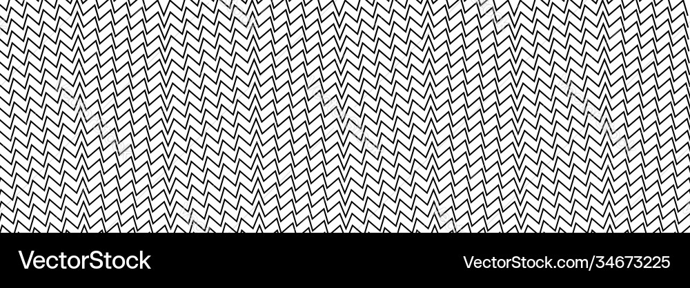 Wide rectangular format wavy waving zig-zag Wide rectangular format wavy waving zig-zag vector image