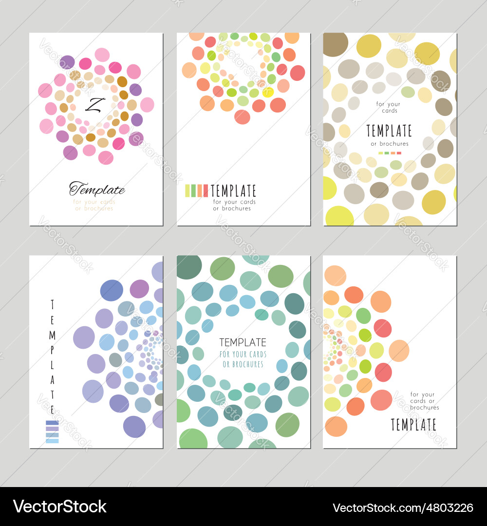 Abstract circle pattern vector image