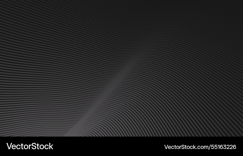 Dark abstract background with curve line Vector Image