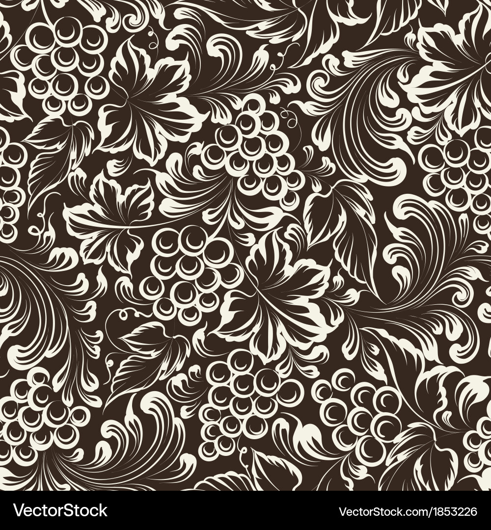 Elegant Vine Pattern Vector Image