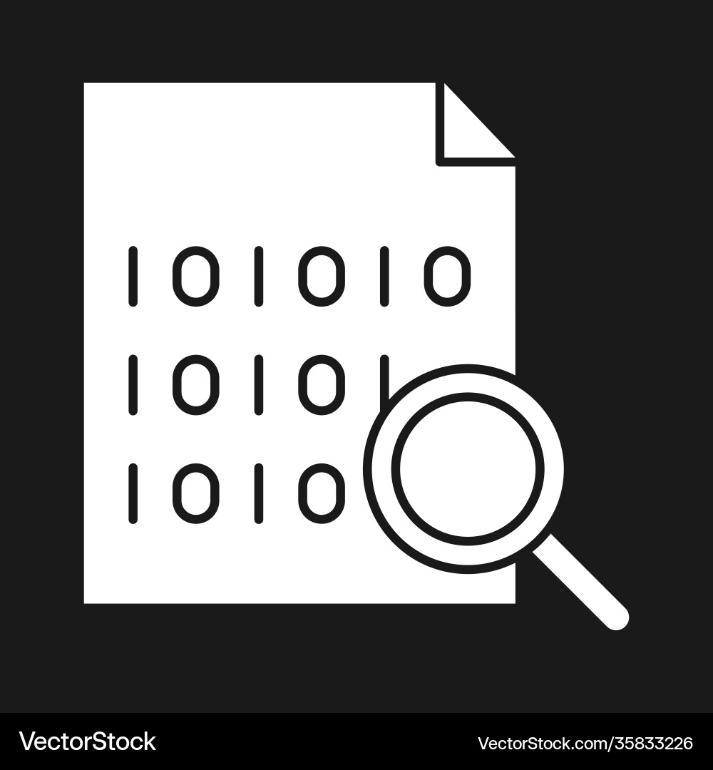 File encryption icon vector image