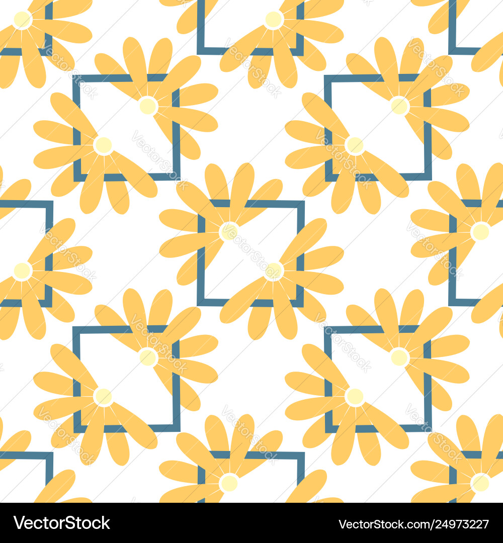 Geometric seamless pattern with square frames Geometric seamless pattern with square frames Vector Image