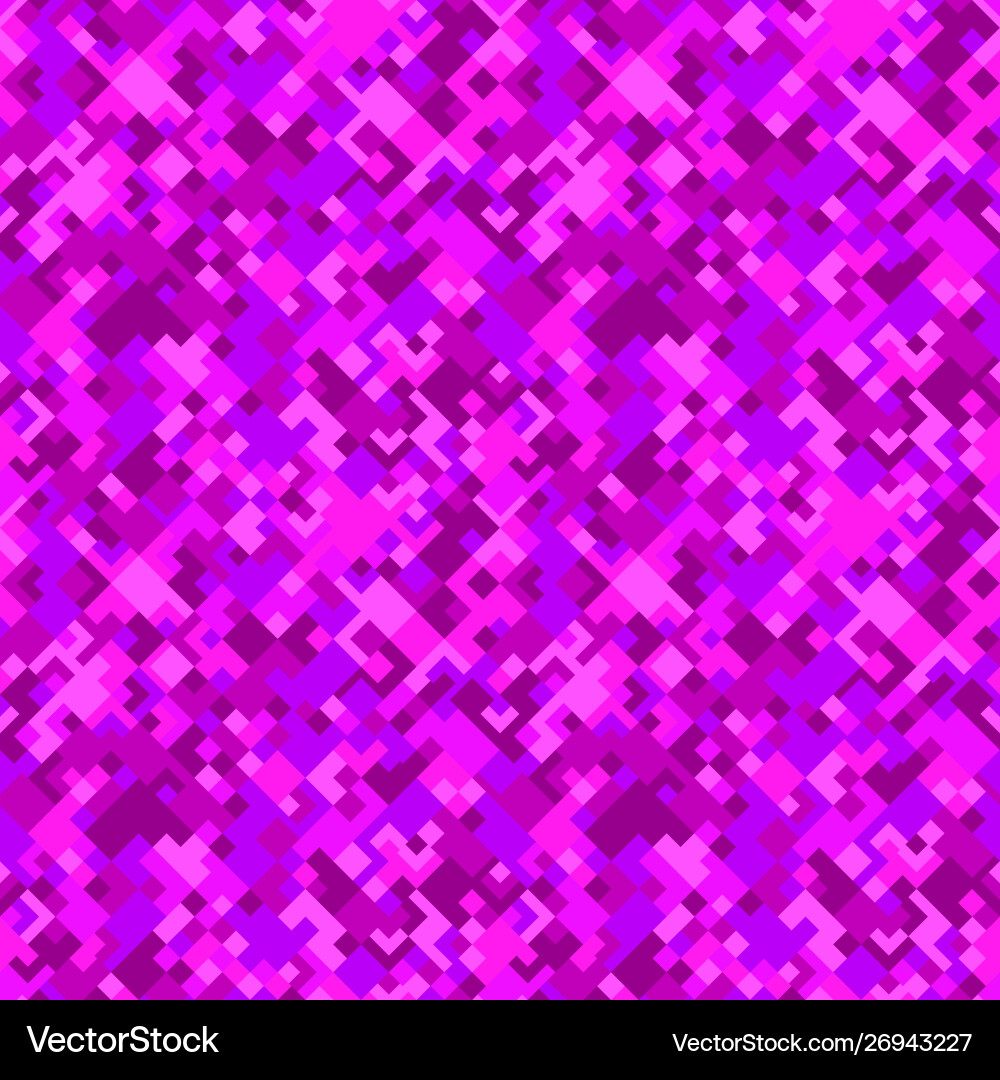 Seamless abstract diagonal mosaic pattern Vector Image