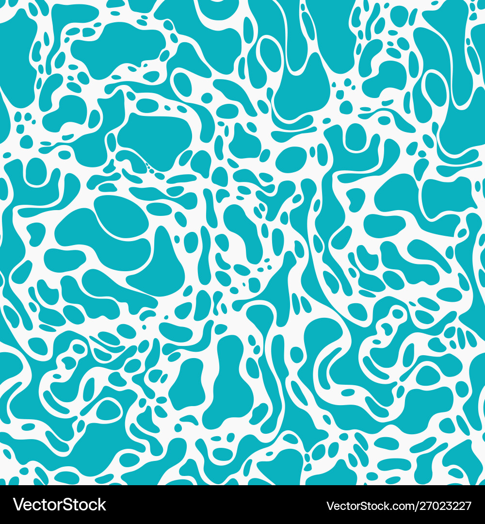 Seamless pattern with abstract spots neurography vector image