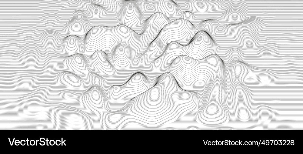 Abstract background with distorted line shapes Abstract background with distorted line shapes vector image