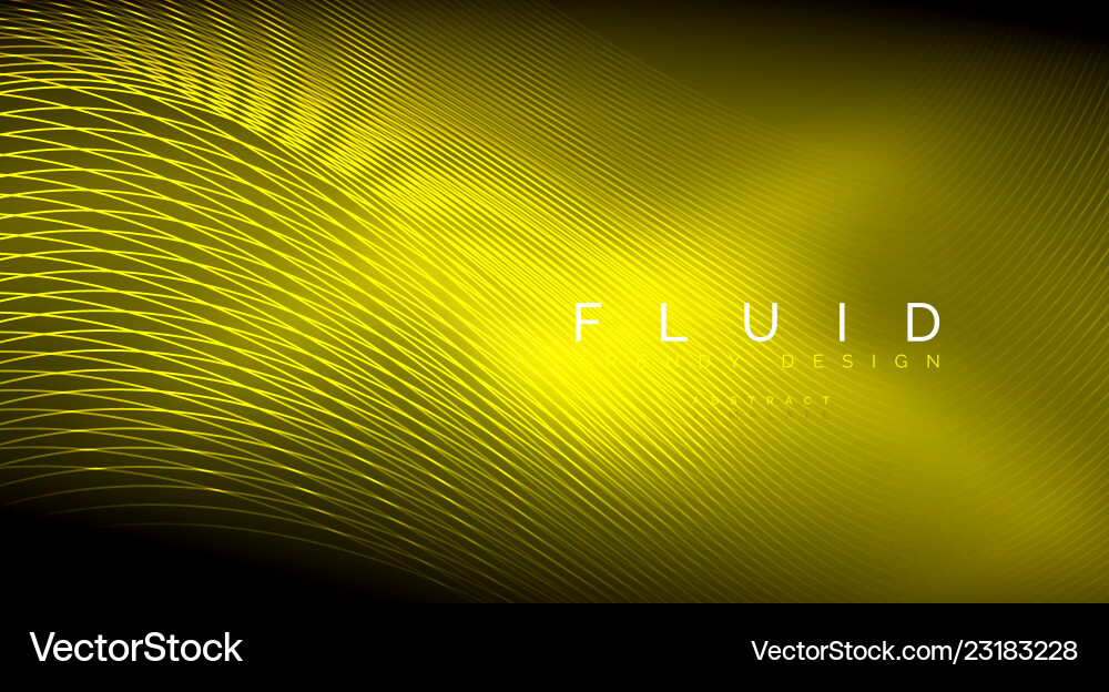 Digital flowing wave particles abstract background Vector Image