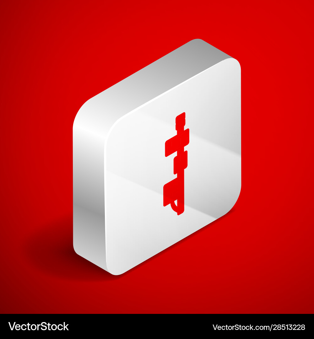 Isometric line standalone sensor icon isolated Isometric line standalone sensor icon isolated vector image
