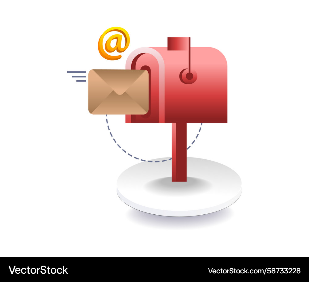 Letter Sending Post Icons Vector Image
