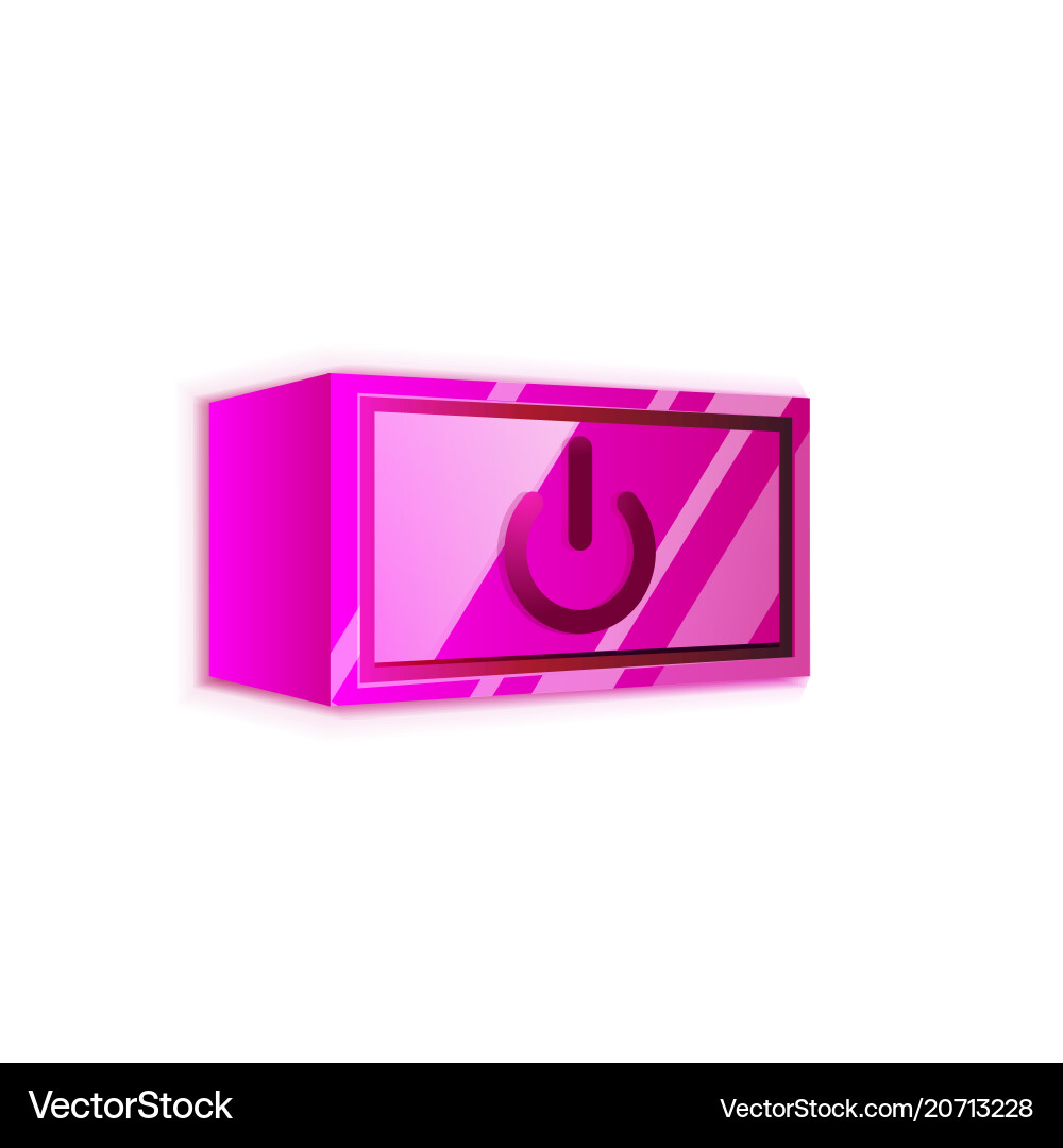 Start power button ui icon design on off symbol Start power button ui icon design on off symbol vector image