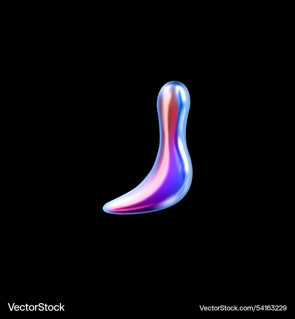 A icon with smooth shape vector image