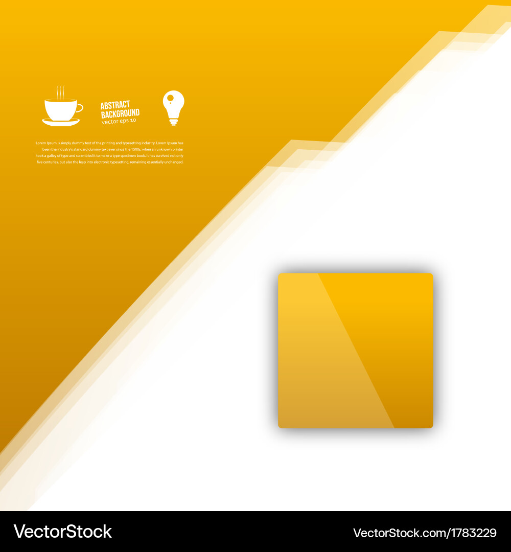 Abstract Color Square Background vector image