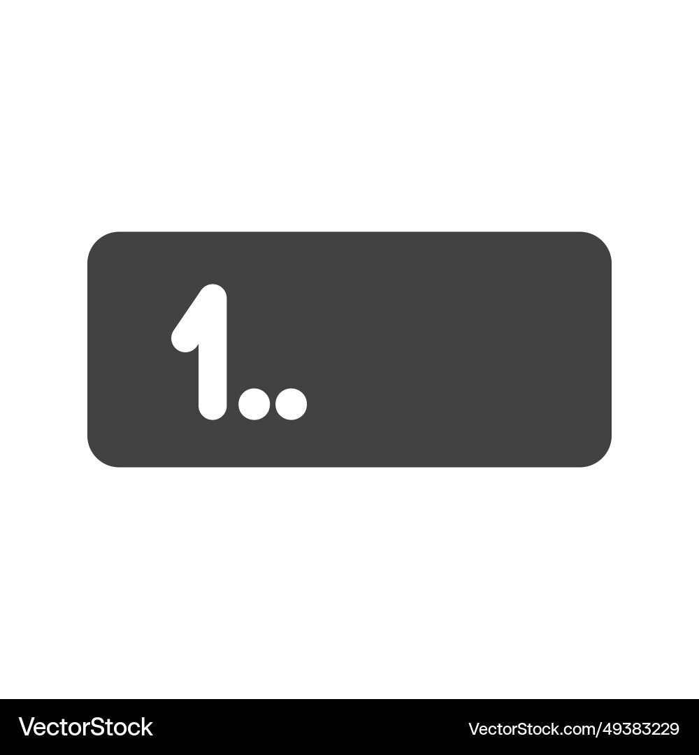 Input numbers icon image vector image