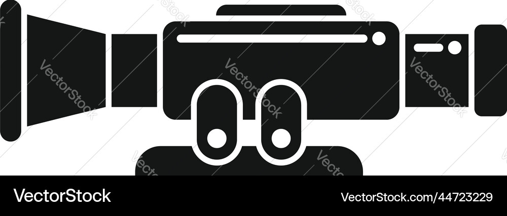 Modern scope icon simple sight target Modern scope icon simple sight target vector image