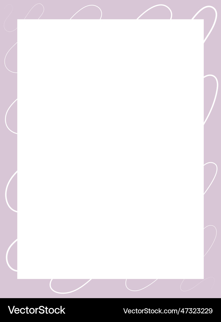 Rectangular frame on a white background Vector Image