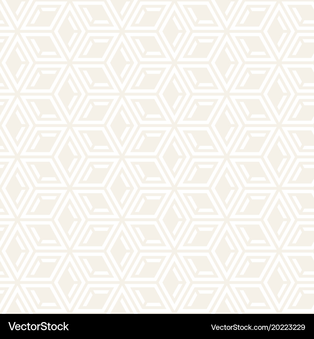 Subtle Hexagonal Stripe Pattern vector image