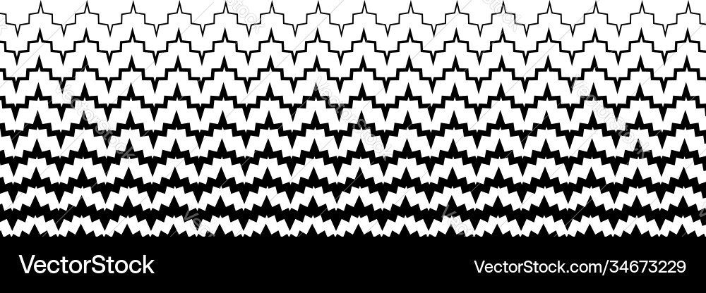Wide rectangular format wavy waving zig-zag Wide rectangular format wavy waving zig-zag Vector Image