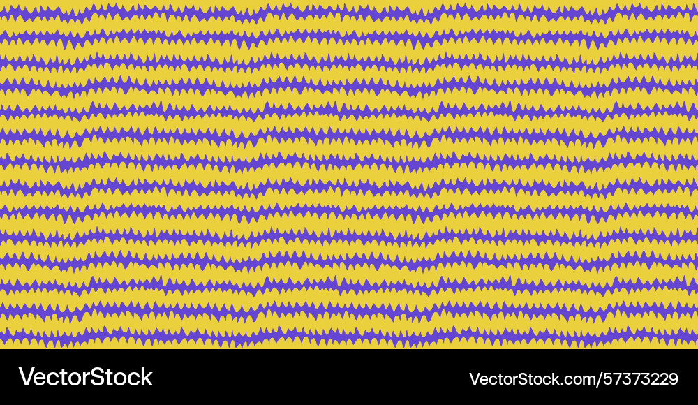 Zigzag pattern seamless background in yellow vector image