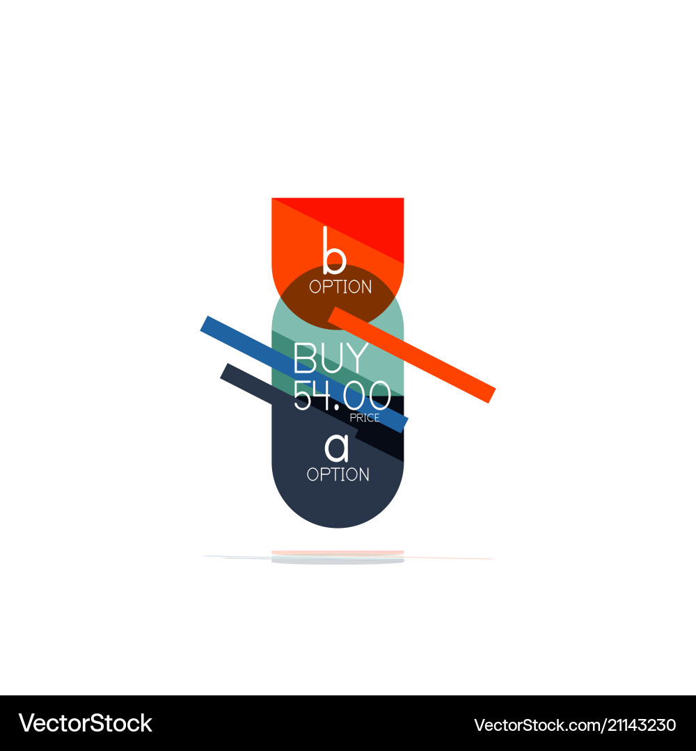 Abstract Option Step - Clean & Minimal Vector Image