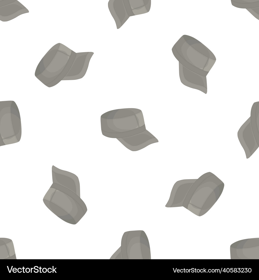 On theme colored pattern hats visor Vector Image