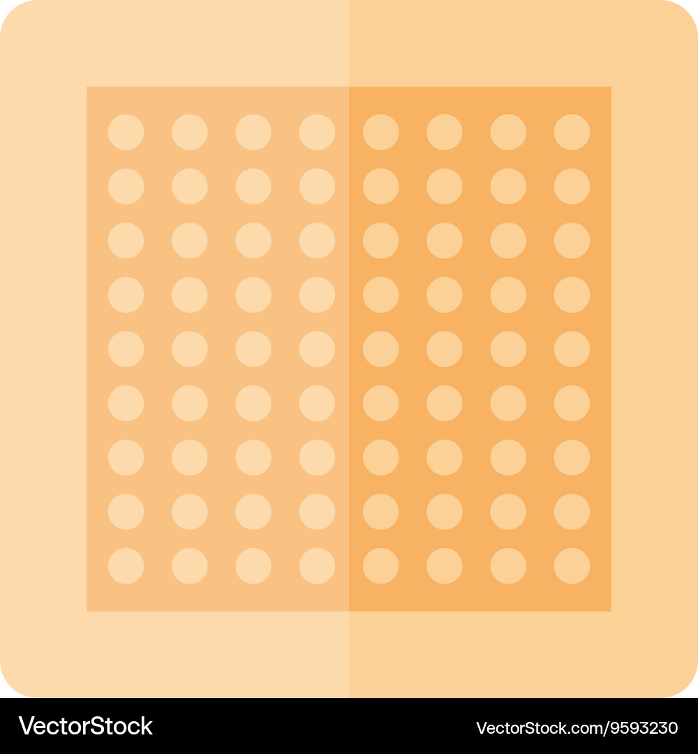 Patch plaster set vector image