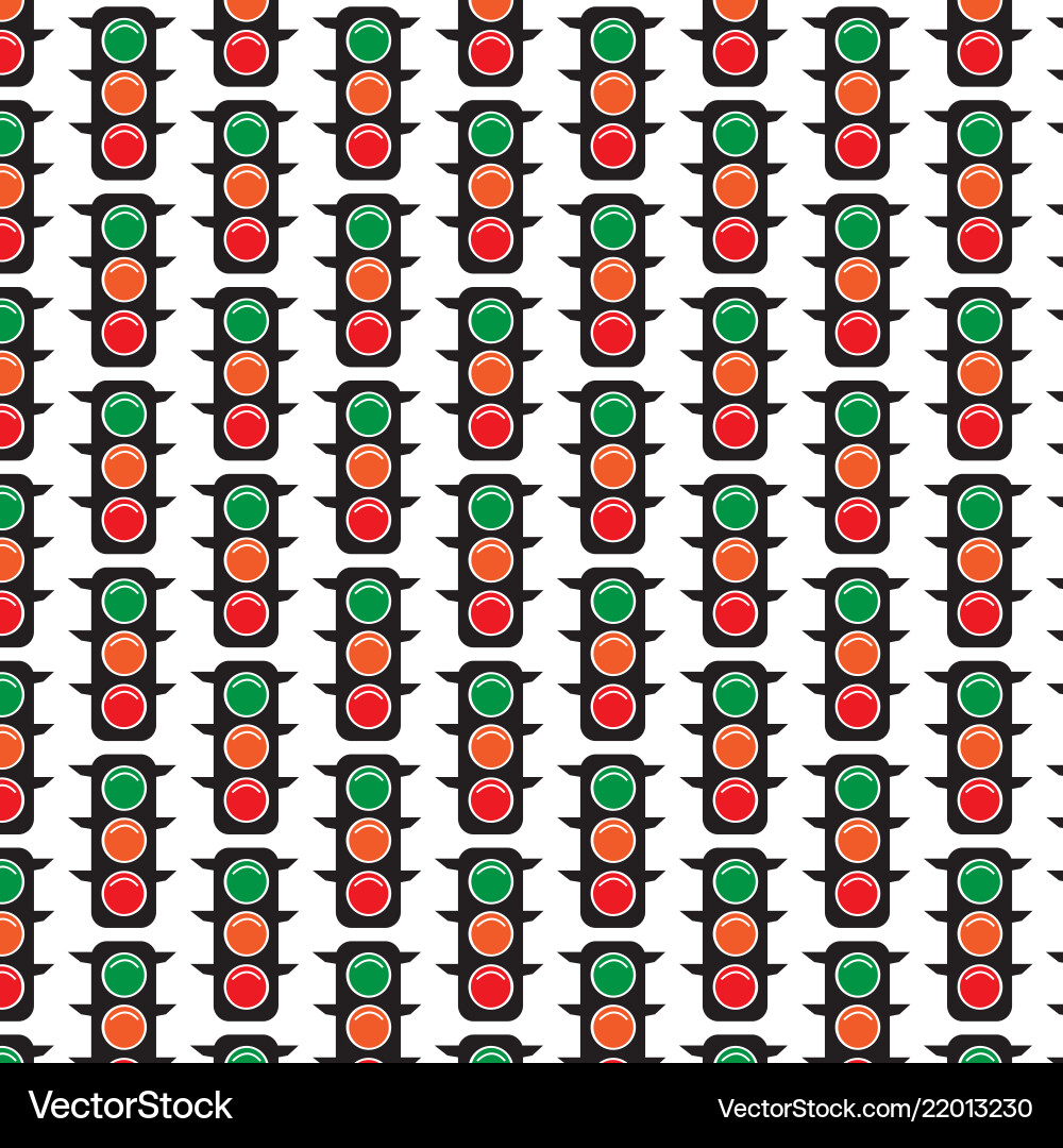 Traffic Light Pattern vector image