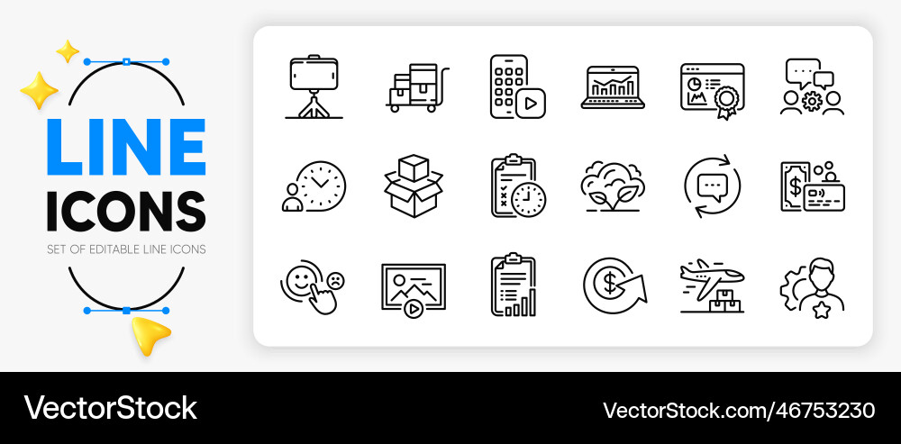 Web analytics customer satisfaction and time Web analytics customer satisfaction and time vector image