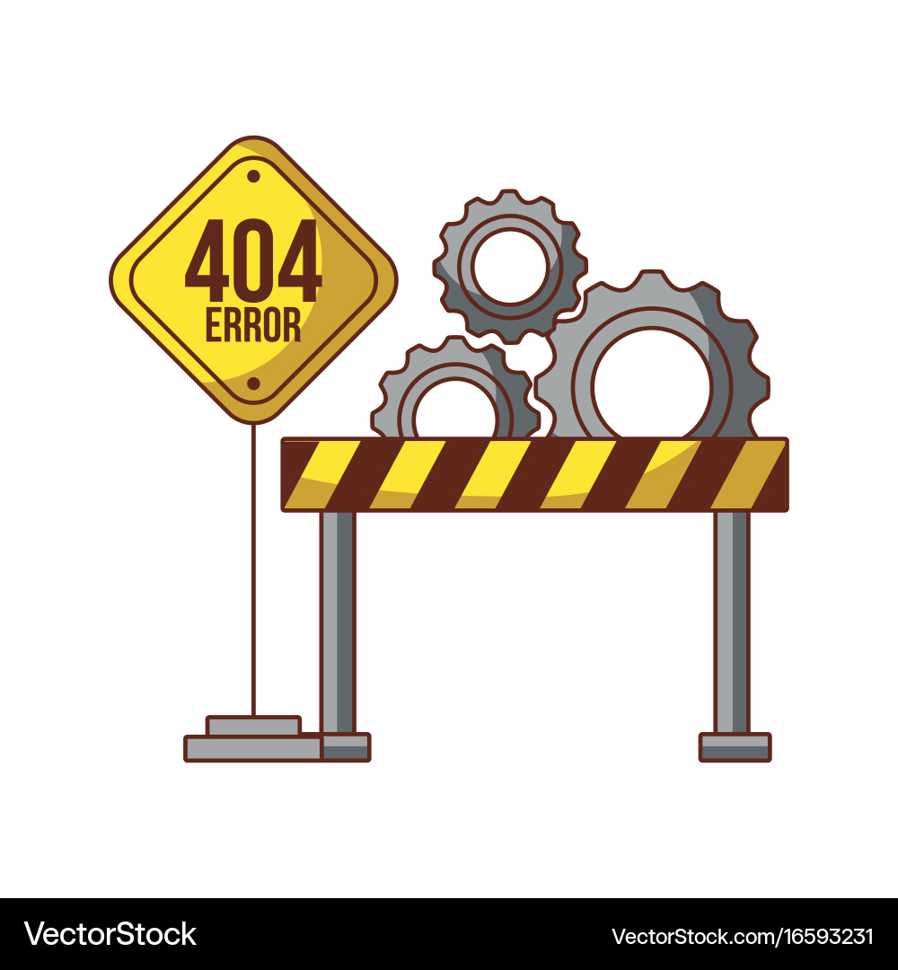 404 error background Vector Image