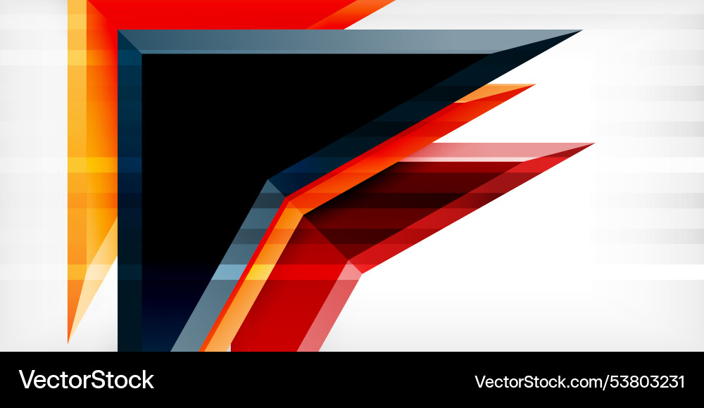 Abstract background color triangles and arrows Abstract background color triangles and arrows Vector Image