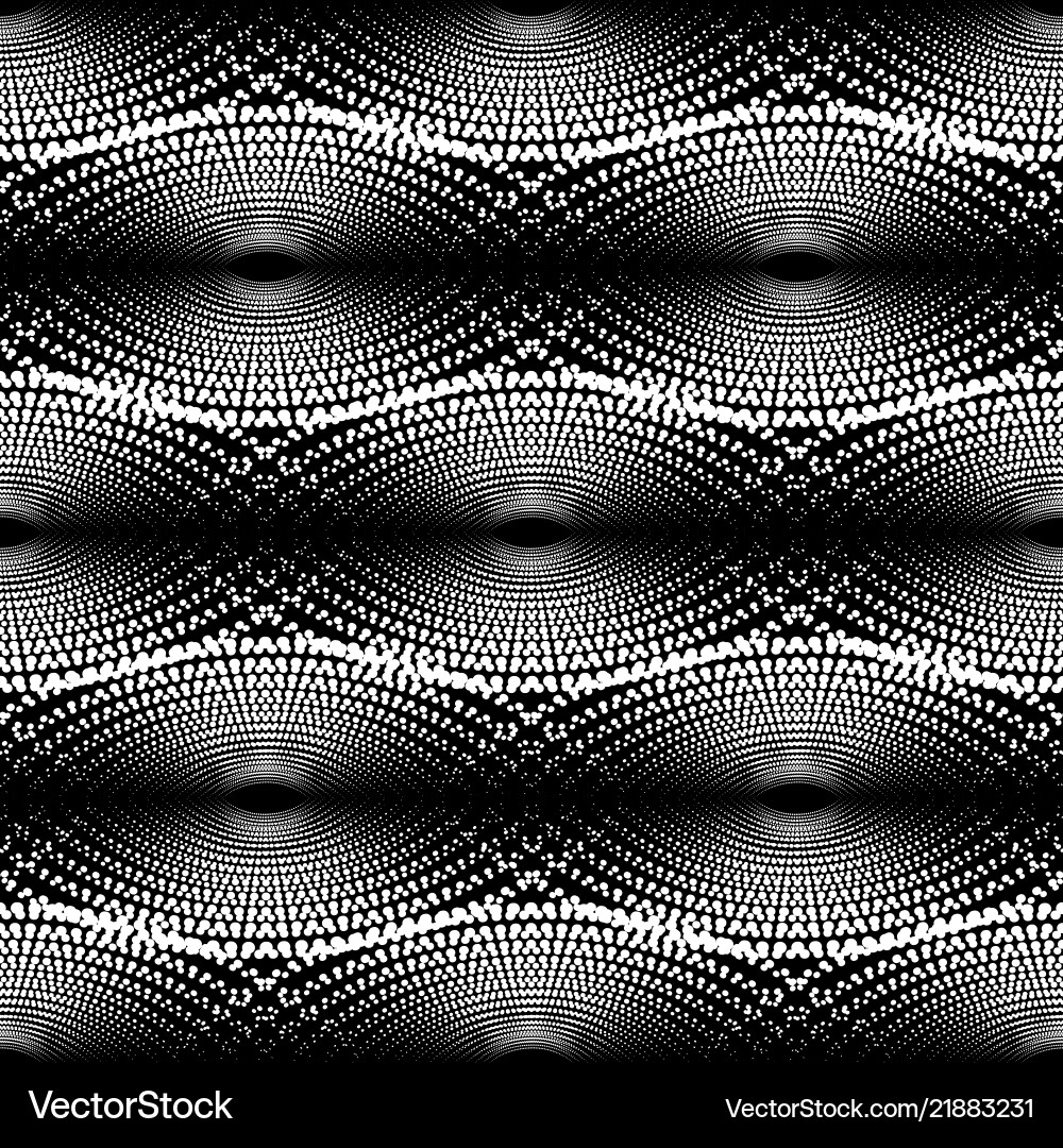 Abstract geometric pattern with points vector image