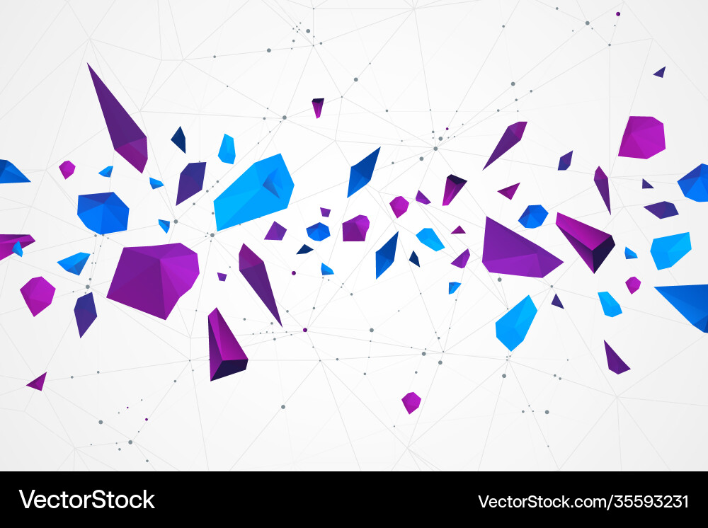 Abstract polygonal background with connecting Abstract polygonal background with connecting vector image