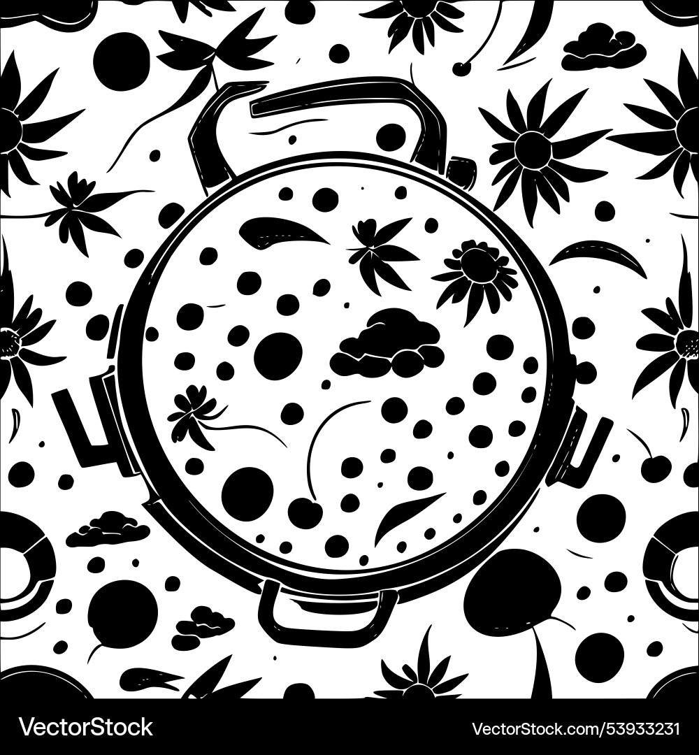 Cauldron abstract pattern seamless Vector Image