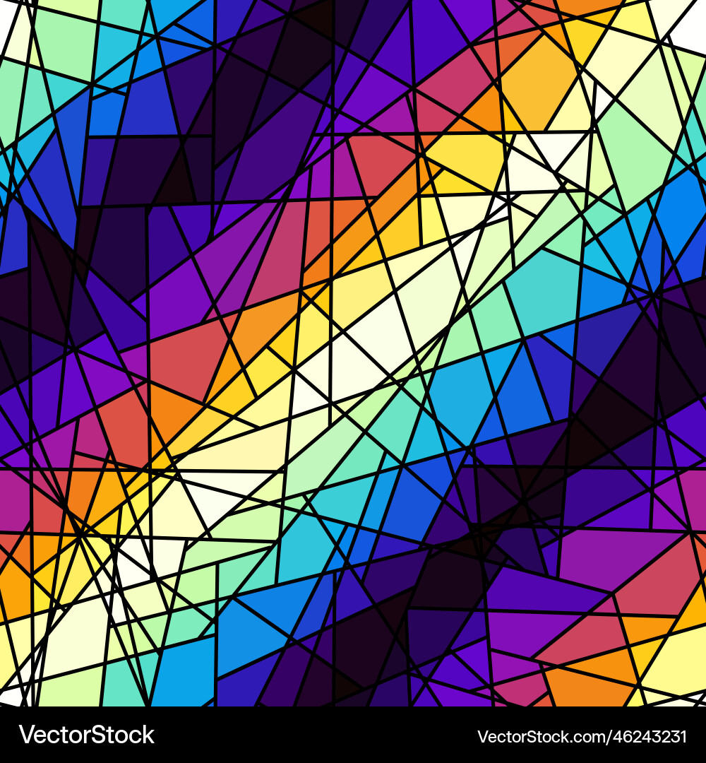 Geometric abstract pattern in low poly style Geometric abstract pattern in low poly style Vector Image