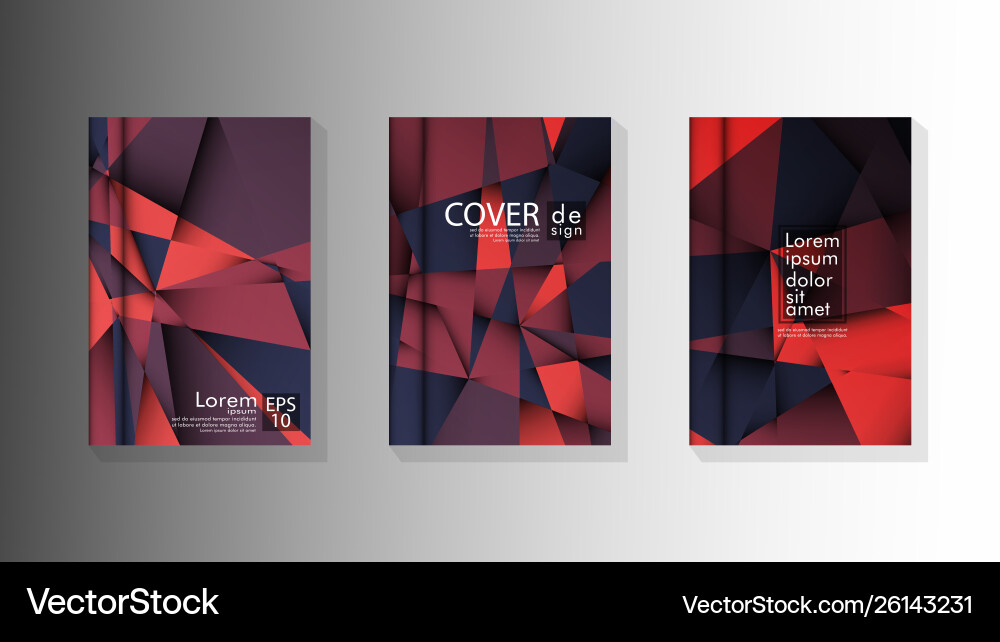 Gradient minimal geometric pattern design Vector Image