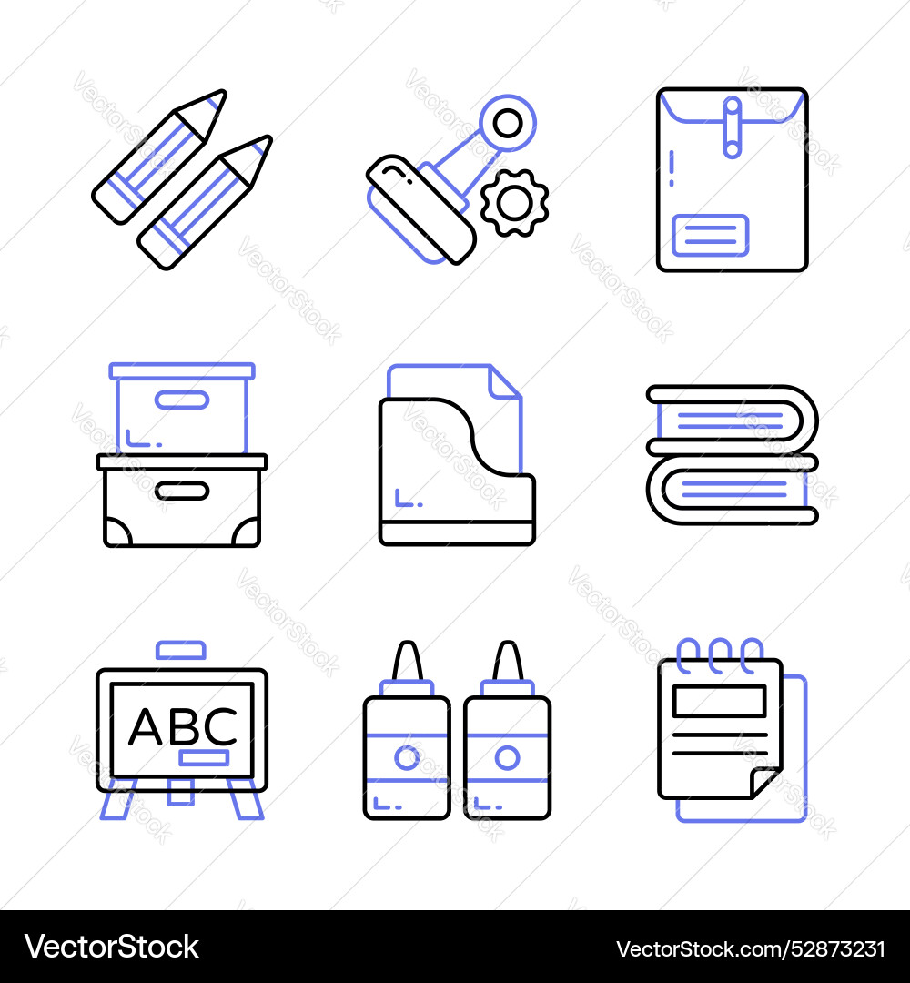 Offering an array of meticulously crafted tools vector image