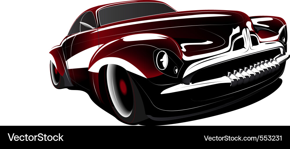 Retro Classic Roadster vector image