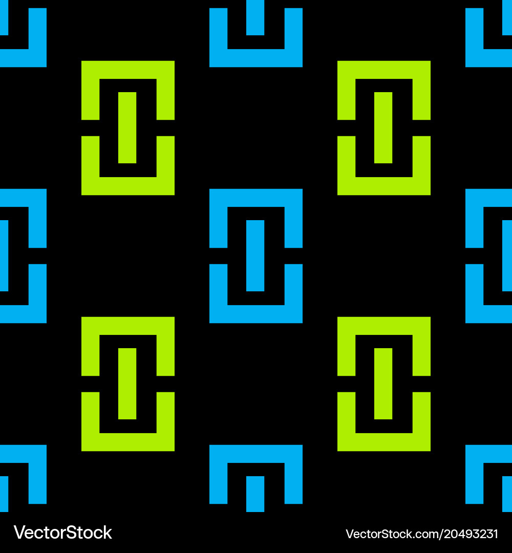 Security box seamless pattern vector image