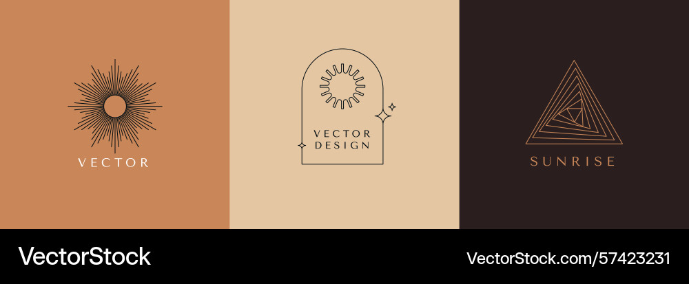 Set of design elements and shapes for abstract Set of design elements and shapes for abstract vector image