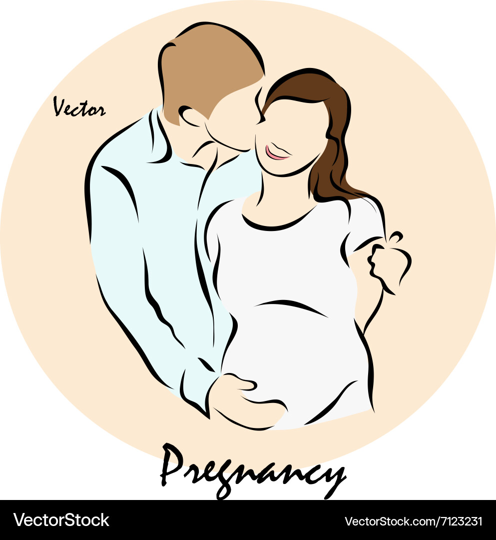Showing a man and woman Vector Image